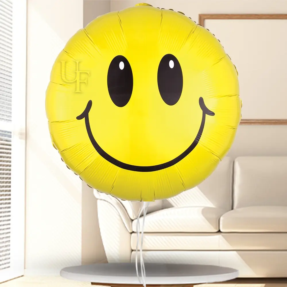 A smiley balloon