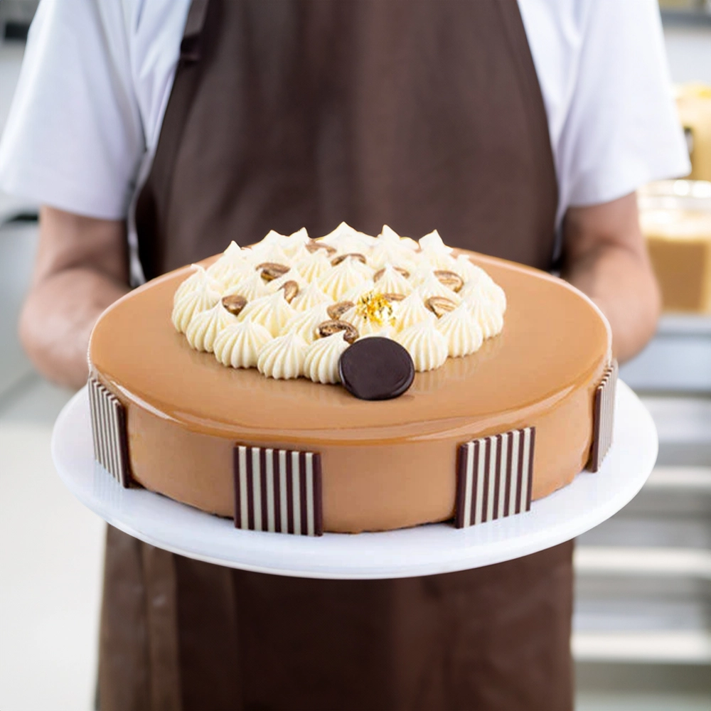 A 1 kg of mocha bean cake