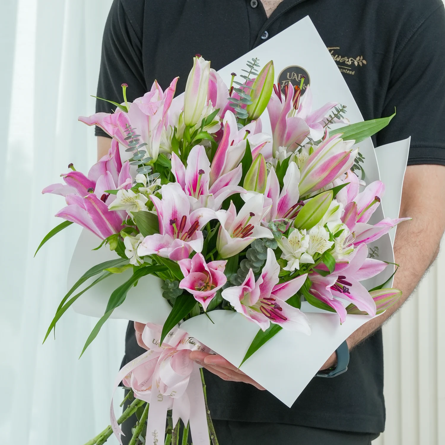 5 Lily Pastel Bouquet
