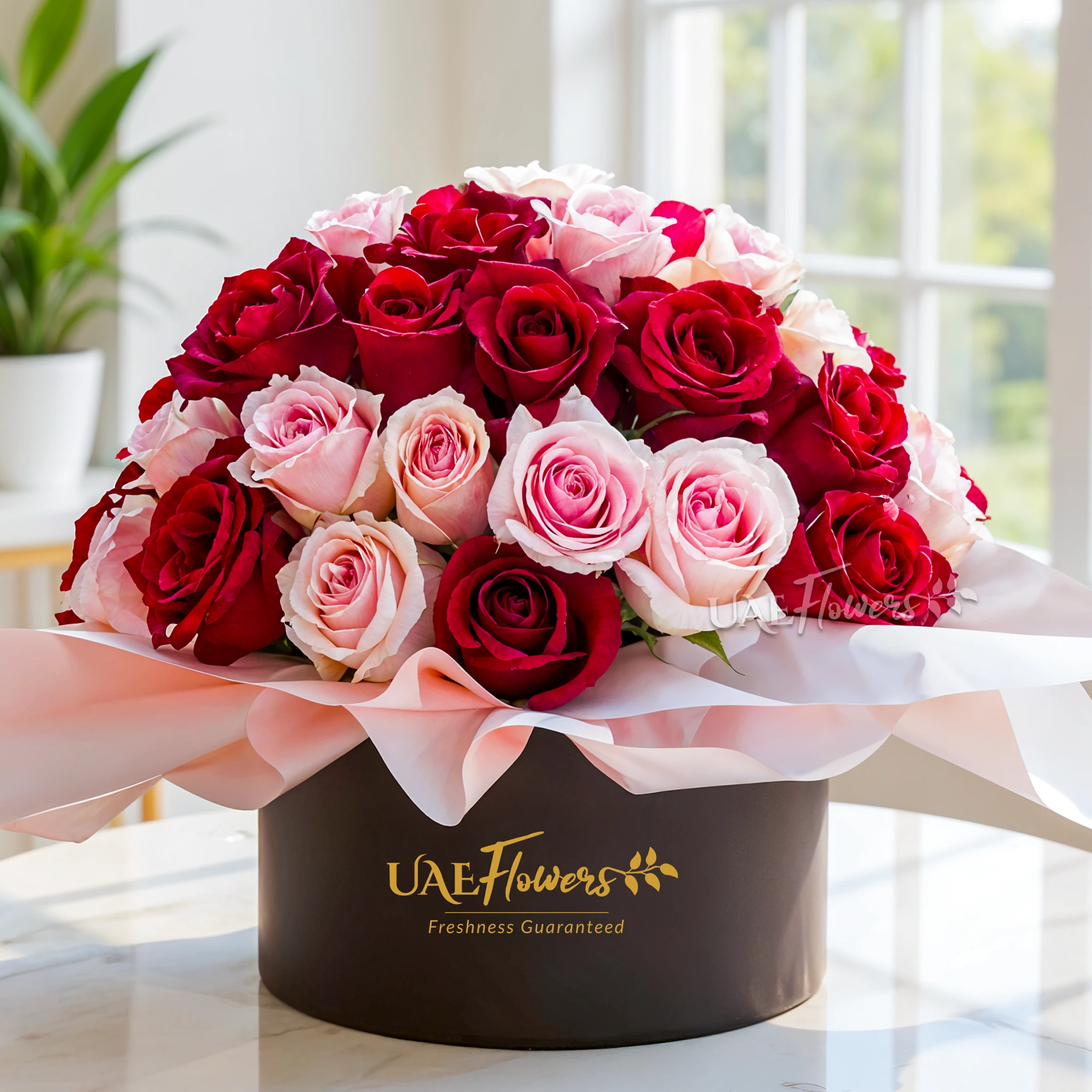 Romantic Box of Roses